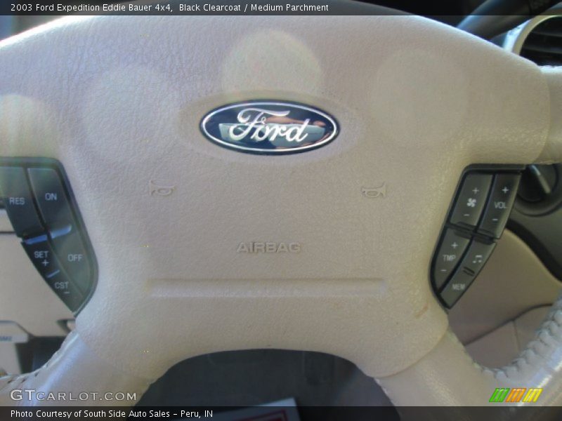 Black Clearcoat / Medium Parchment 2003 Ford Expedition Eddie Bauer 4x4