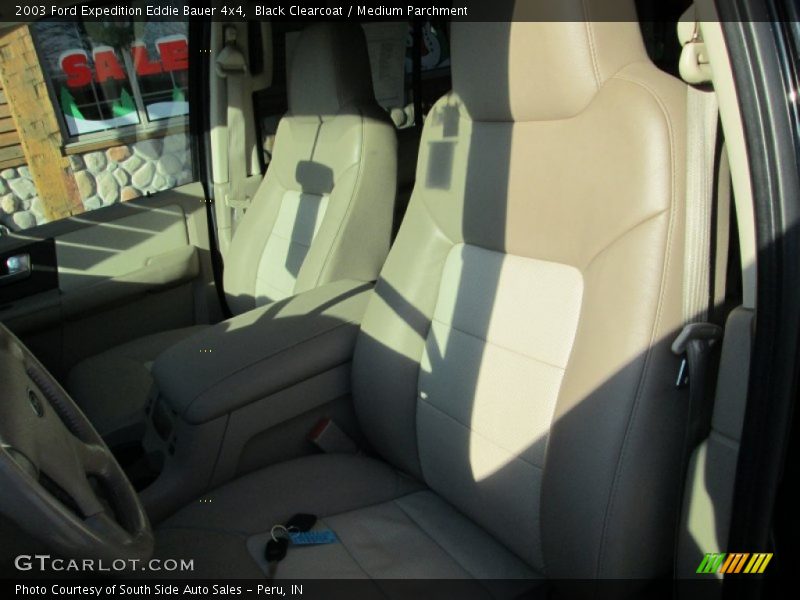 Black Clearcoat / Medium Parchment 2003 Ford Expedition Eddie Bauer 4x4