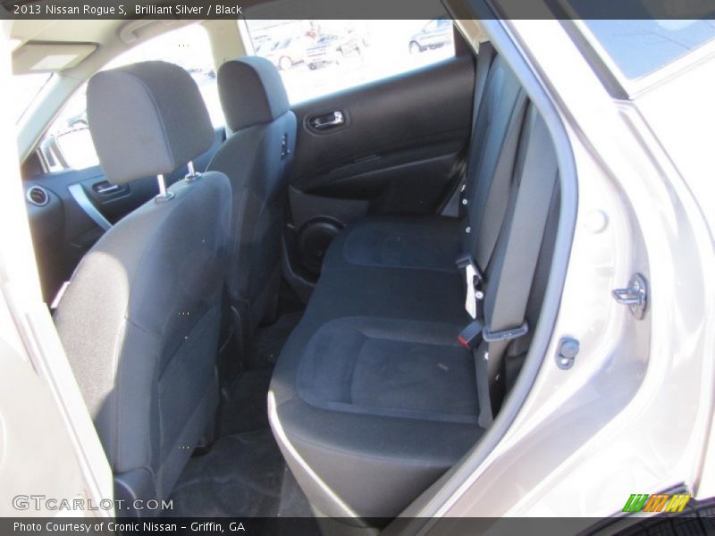 Brilliant Silver / Black 2013 Nissan Rogue S