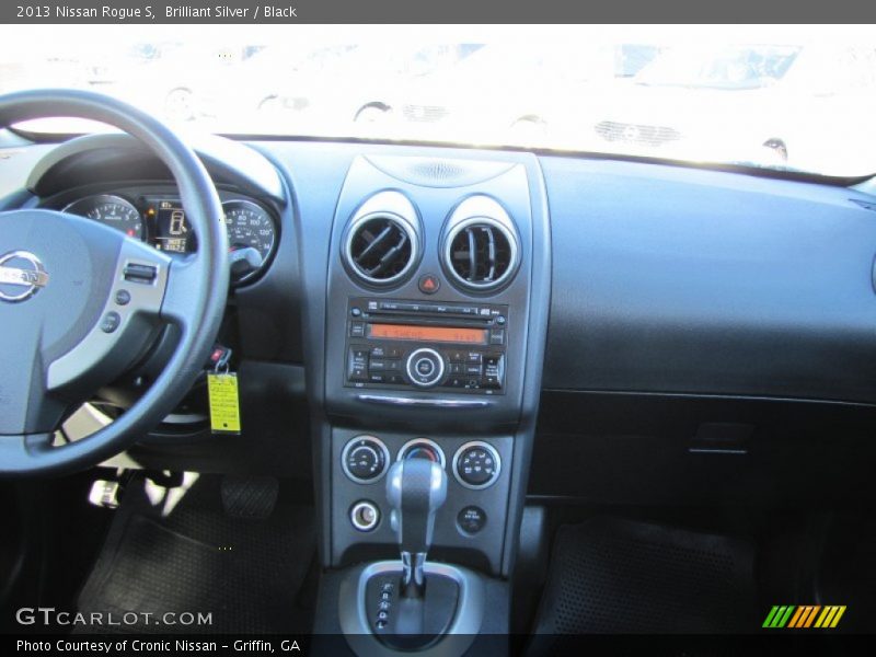 Brilliant Silver / Black 2013 Nissan Rogue S