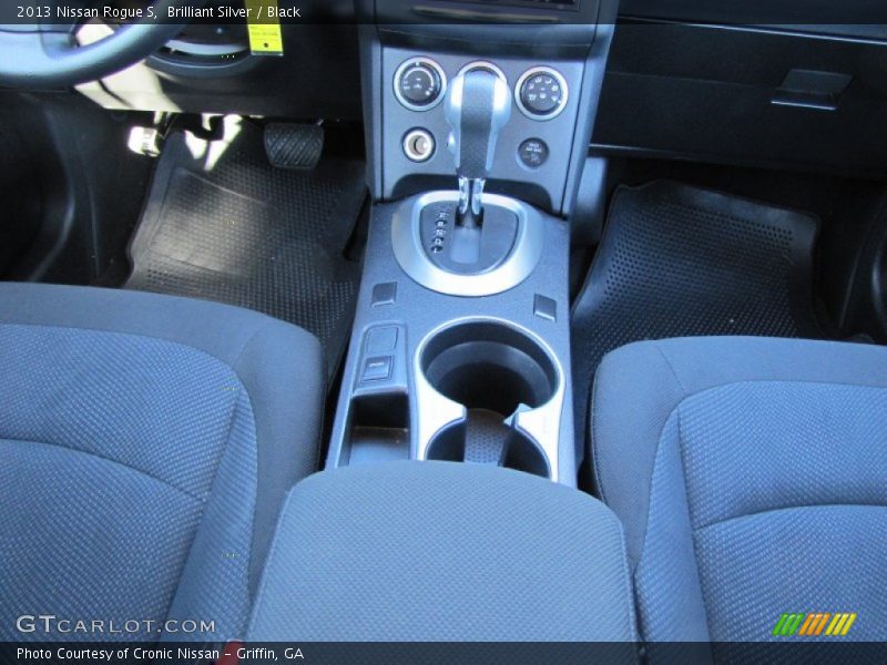 Brilliant Silver / Black 2013 Nissan Rogue S