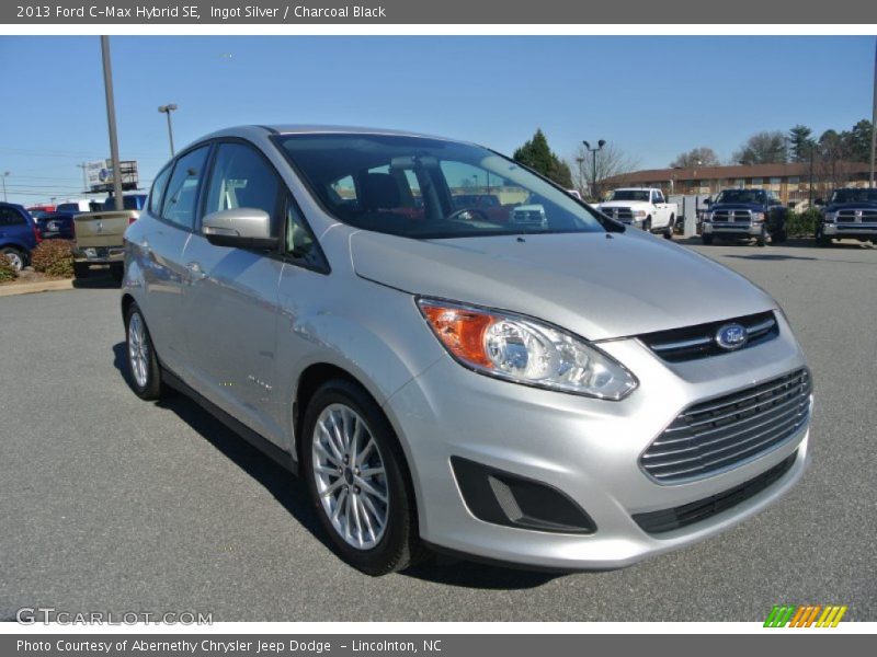 Ingot Silver / Charcoal Black 2013 Ford C-Max Hybrid SE