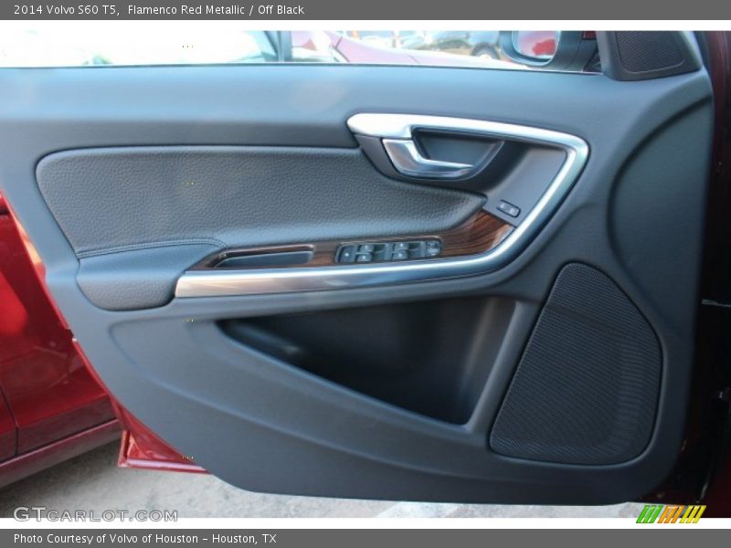 Flamenco Red Metallic / Off Black 2014 Volvo S60 T5