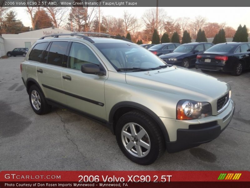 Willow Green Metallic / Taupe/Light Taupe 2006 Volvo XC90 2.5T AWD