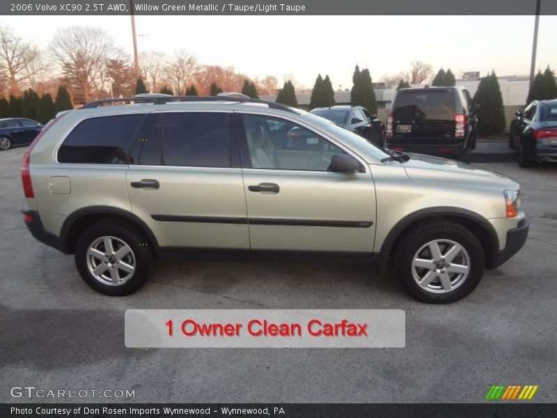 Willow Green Metallic / Taupe/Light Taupe 2006 Volvo XC90 2.5T AWD