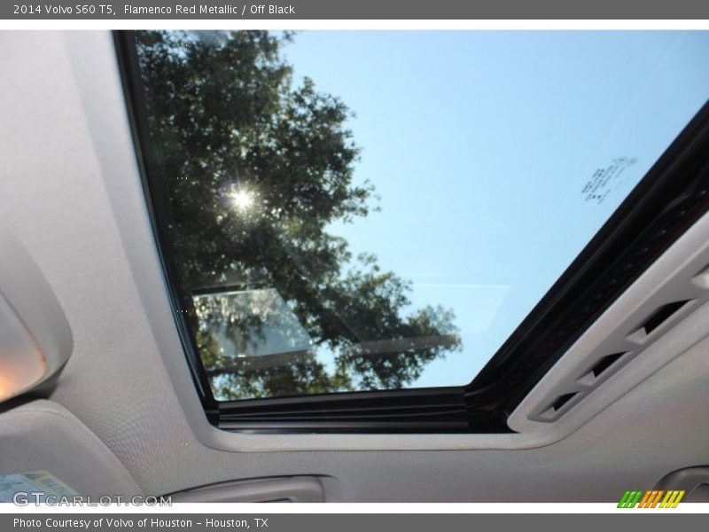 Flamenco Red Metallic / Off Black 2014 Volvo S60 T5