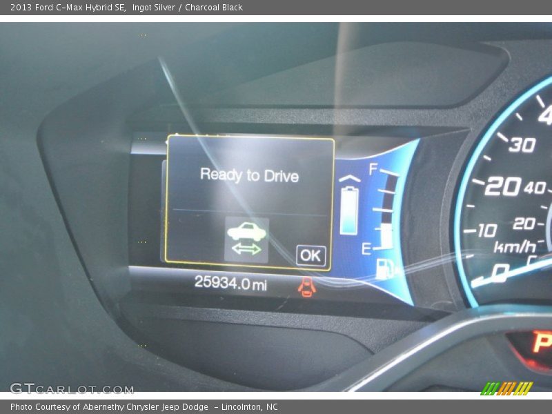 Ingot Silver / Charcoal Black 2013 Ford C-Max Hybrid SE