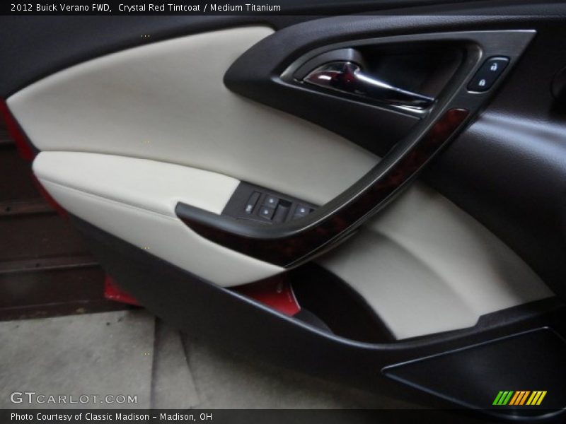 Crystal Red Tintcoat / Medium Titanium 2012 Buick Verano FWD