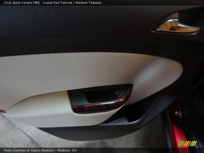 Crystal Red Tintcoat / Medium Titanium 2012 Buick Verano FWD