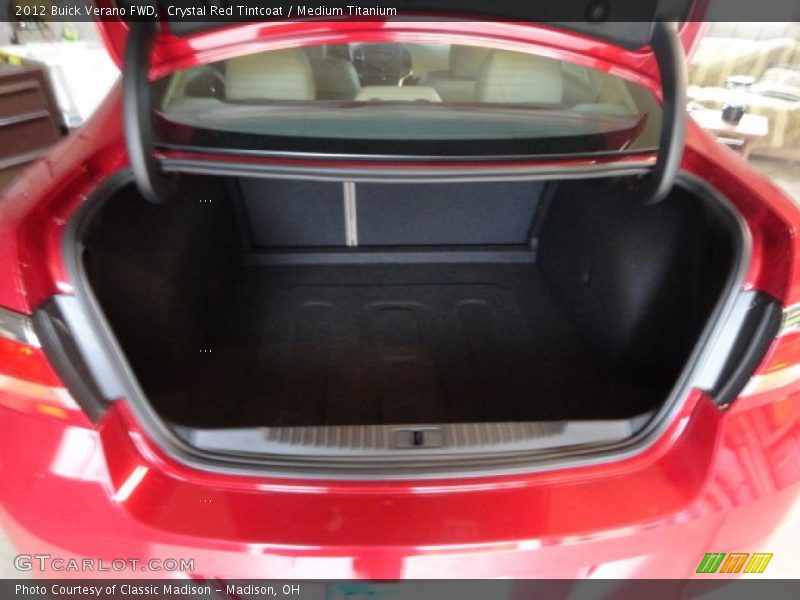 Crystal Red Tintcoat / Medium Titanium 2012 Buick Verano FWD