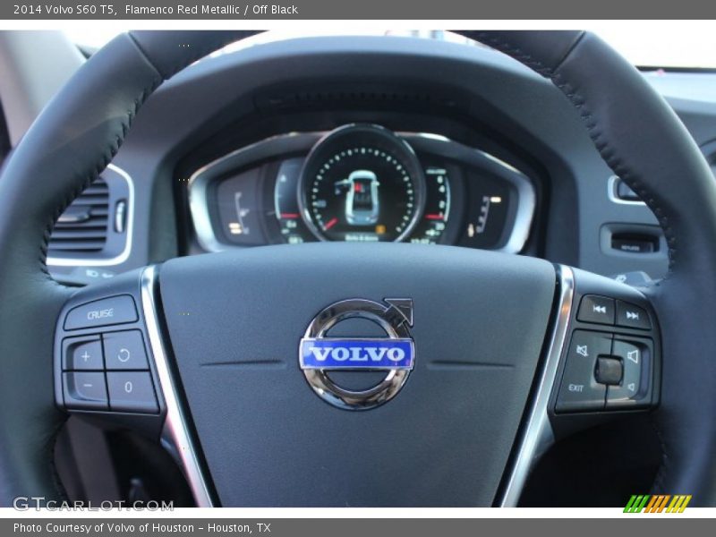 Flamenco Red Metallic / Off Black 2014 Volvo S60 T5