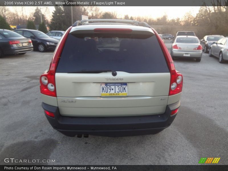 Willow Green Metallic / Taupe/Light Taupe 2006 Volvo XC90 2.5T AWD