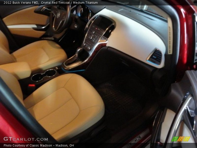 Crystal Red Tintcoat / Medium Titanium 2012 Buick Verano FWD