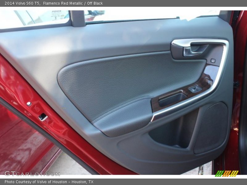 Flamenco Red Metallic / Off Black 2014 Volvo S60 T5
