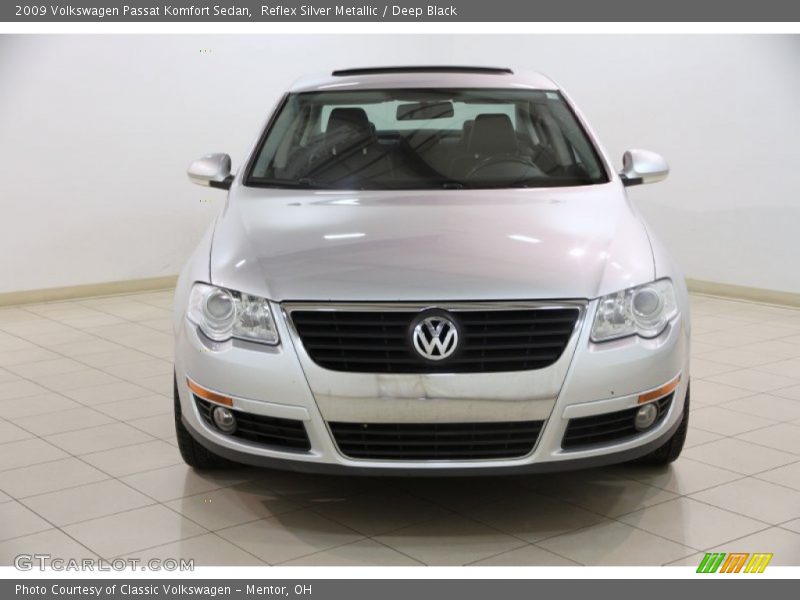 Reflex Silver Metallic / Deep Black 2009 Volkswagen Passat Komfort Sedan