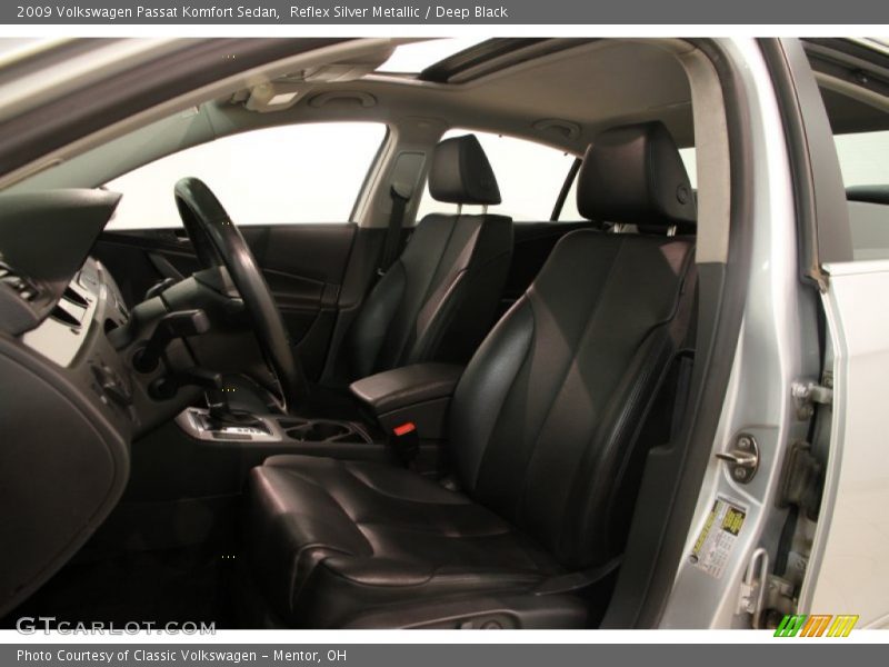Reflex Silver Metallic / Deep Black 2009 Volkswagen Passat Komfort Sedan