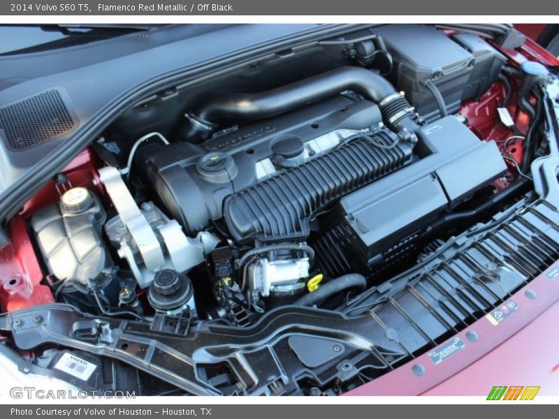 Flamenco Red Metallic / Off Black 2014 Volvo S60 T5