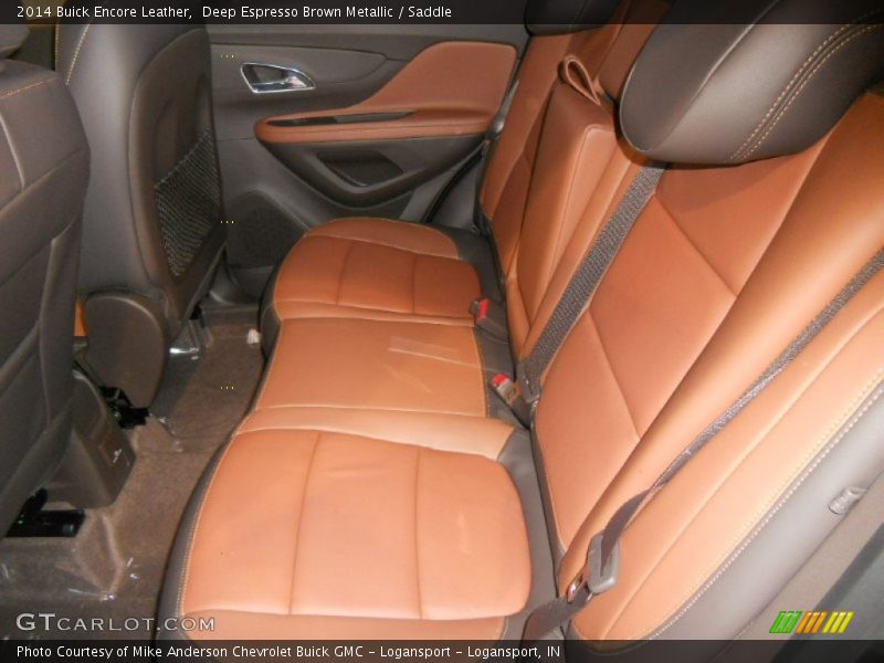 Rear Seat of 2014 Encore Leather
