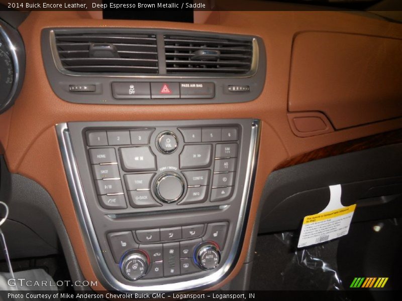 Controls of 2014 Encore Leather