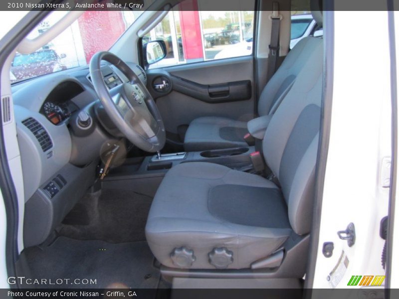 Avalanche White / Gray 2010 Nissan Xterra S