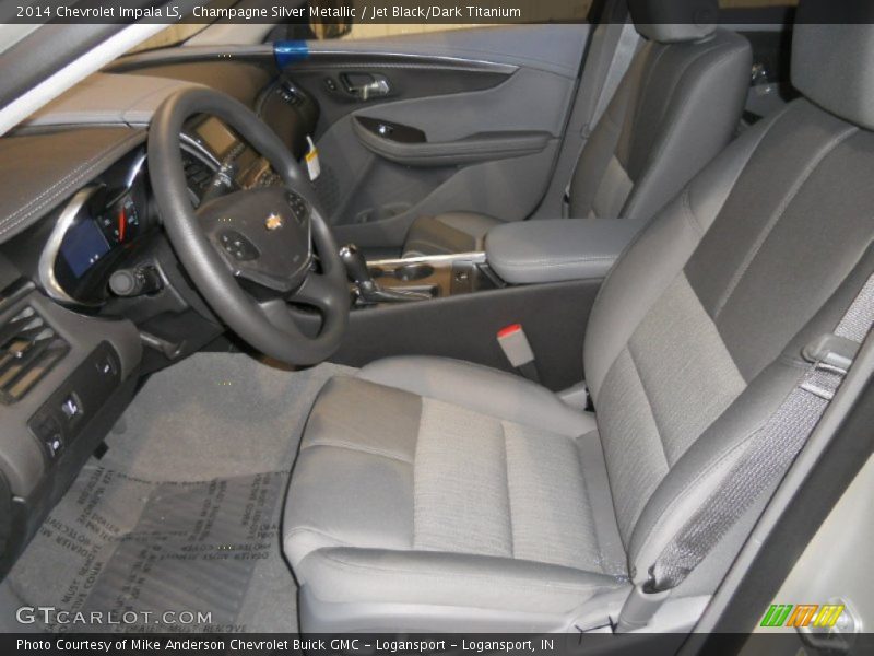 Champagne Silver Metallic / Jet Black/Dark Titanium 2014 Chevrolet Impala LS