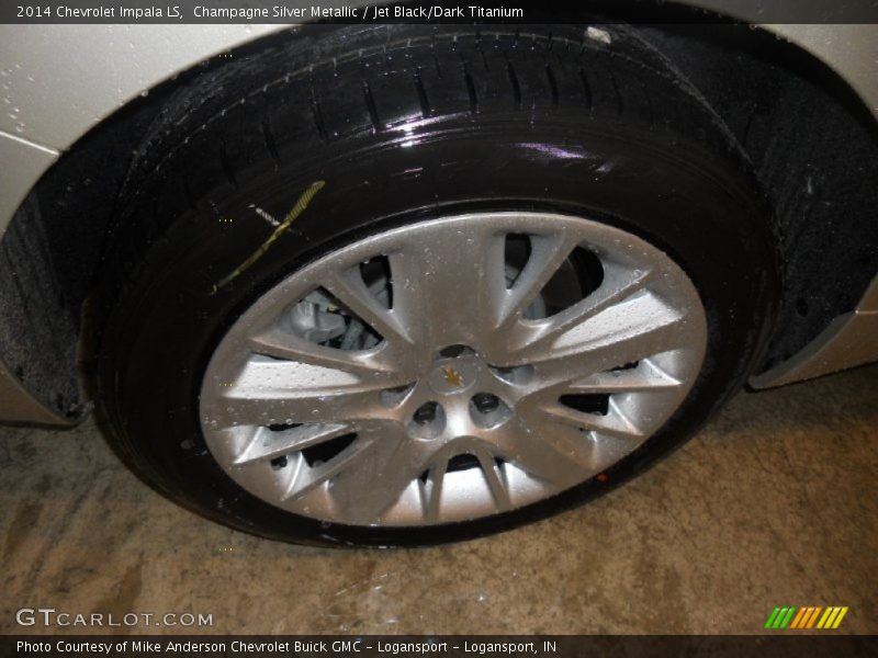 Champagne Silver Metallic / Jet Black/Dark Titanium 2014 Chevrolet Impala LS