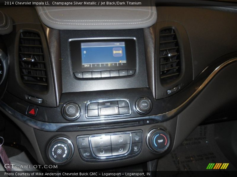 Champagne Silver Metallic / Jet Black/Dark Titanium 2014 Chevrolet Impala LS