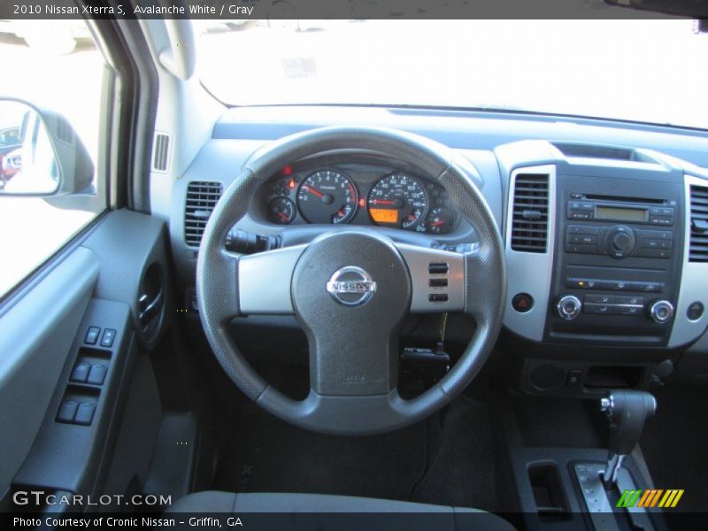 Avalanche White / Gray 2010 Nissan Xterra S