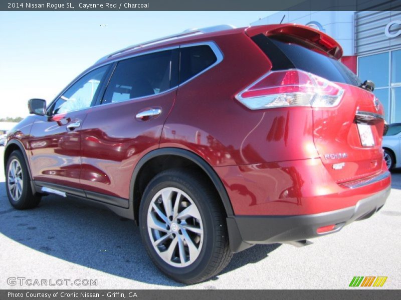  2014 Rogue SL Cayenne Red