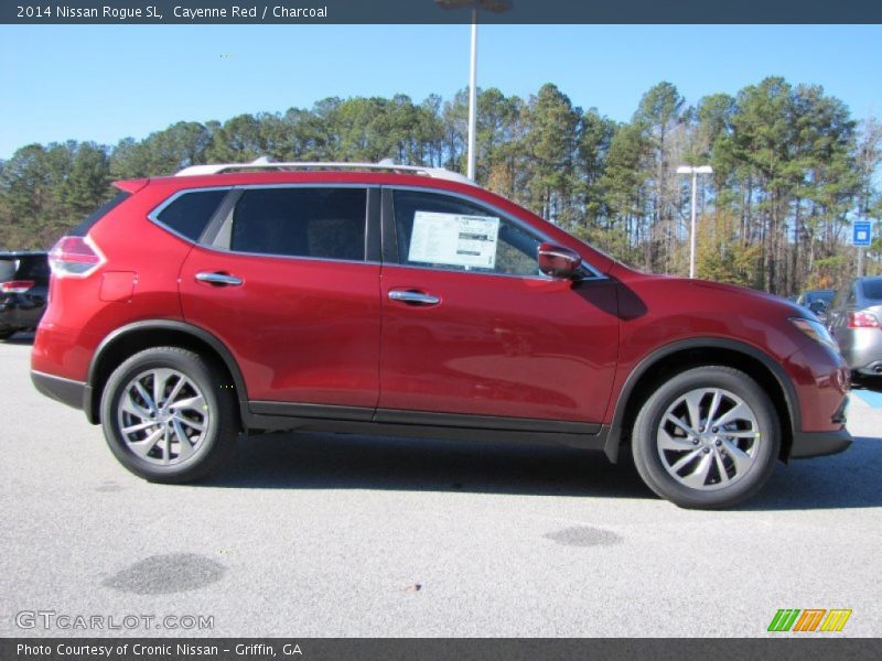  2014 Rogue SL Cayenne Red