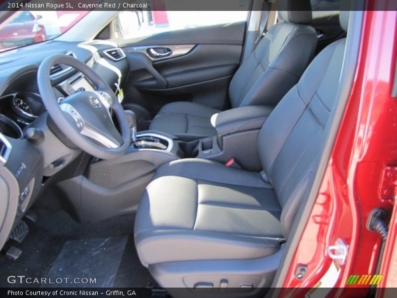 Front Seat of 2014 Rogue SL