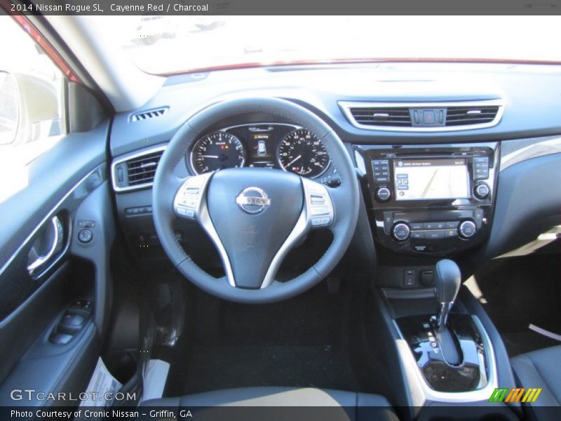 Dashboard of 2014 Rogue SL