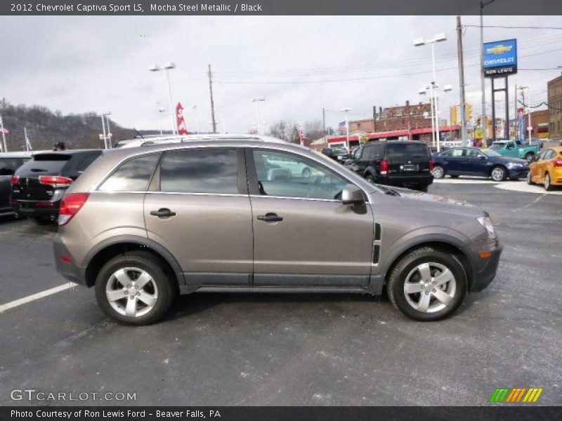 Mocha Steel Metallic / Black 2012 Chevrolet Captiva Sport LS