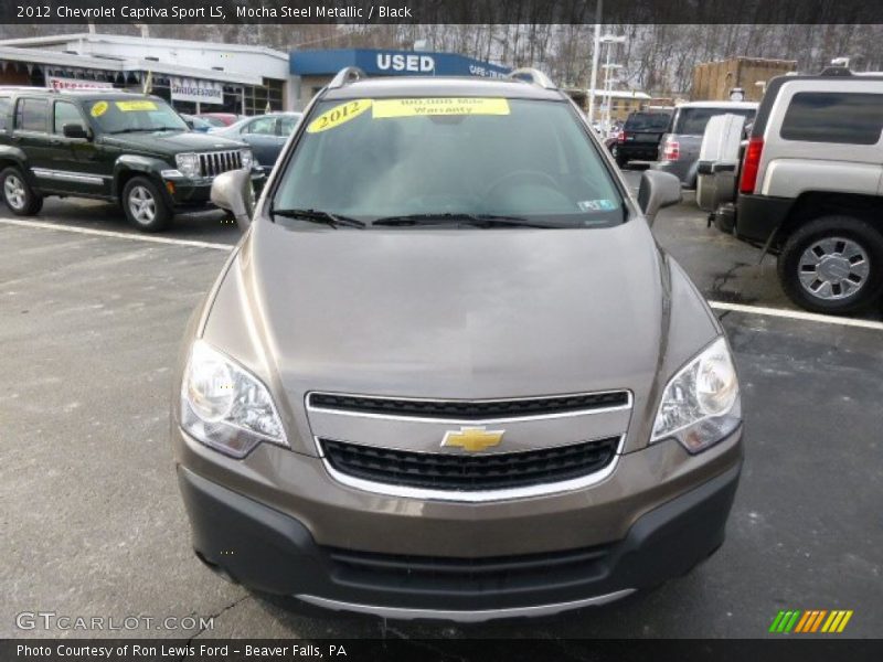 Mocha Steel Metallic / Black 2012 Chevrolet Captiva Sport LS