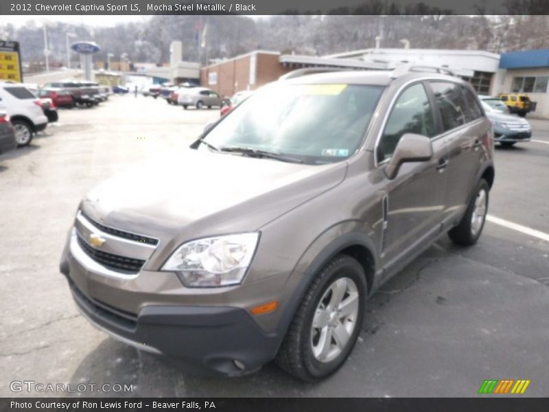 Mocha Steel Metallic / Black 2012 Chevrolet Captiva Sport LS