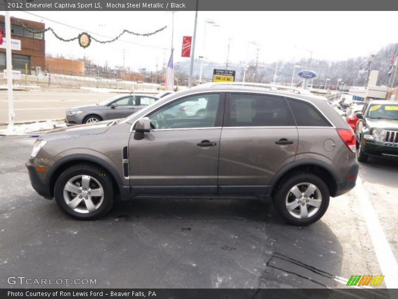 Mocha Steel Metallic / Black 2012 Chevrolet Captiva Sport LS