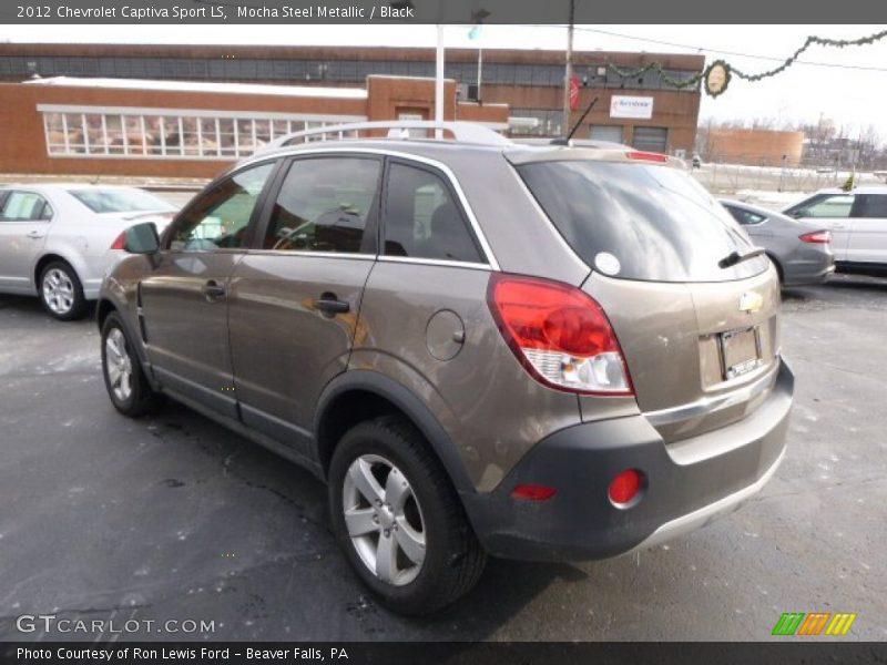 Mocha Steel Metallic / Black 2012 Chevrolet Captiva Sport LS
