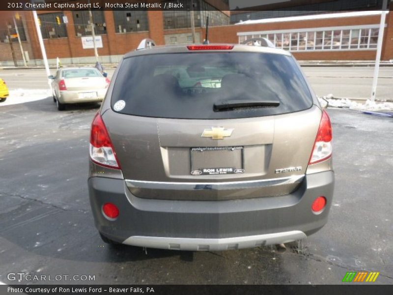 Mocha Steel Metallic / Black 2012 Chevrolet Captiva Sport LS