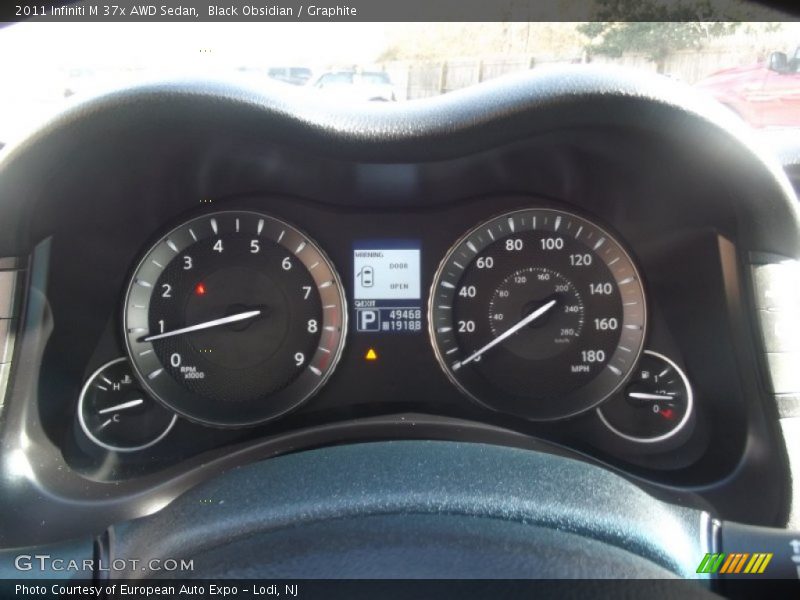Black Obsidian / Graphite 2011 Infiniti M 37x AWD Sedan