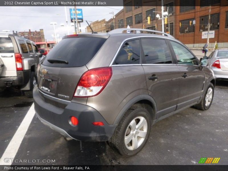 Mocha Steel Metallic / Black 2012 Chevrolet Captiva Sport LS