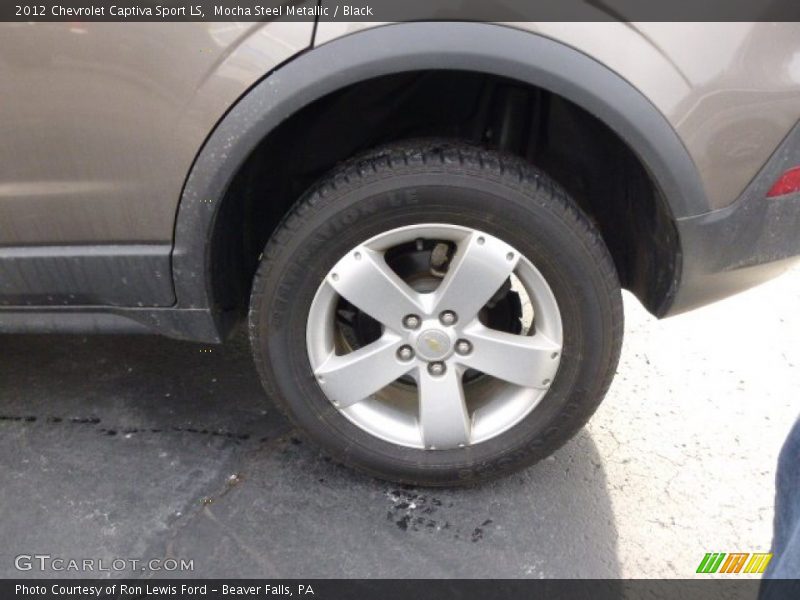 Mocha Steel Metallic / Black 2012 Chevrolet Captiva Sport LS