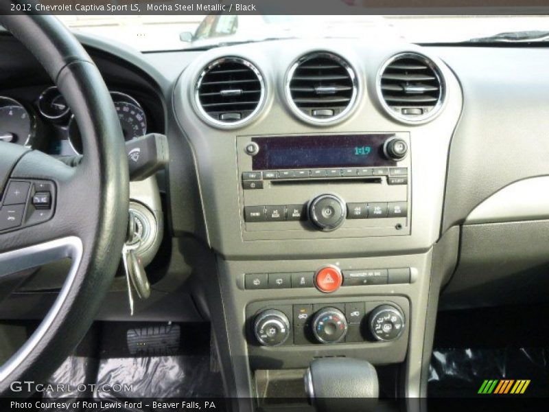 Mocha Steel Metallic / Black 2012 Chevrolet Captiva Sport LS