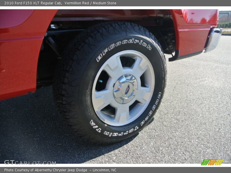 Vermillion Red / Medium Stone 2010 Ford F150 XLT Regular Cab