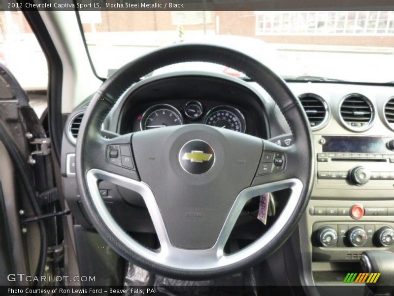 Mocha Steel Metallic / Black 2012 Chevrolet Captiva Sport LS