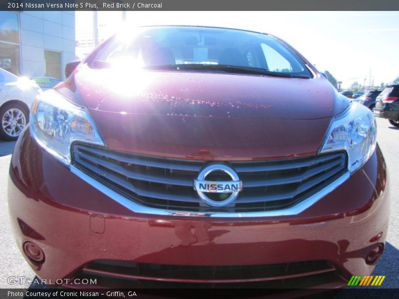 Red Brick / Charcoal 2014 Nissan Versa Note S Plus