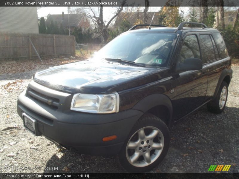 Java Black / Black/Alpaca Beige 2002 Land Rover Freelander SE