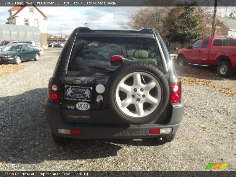 Java Black / Black/Alpaca Beige 2002 Land Rover Freelander SE