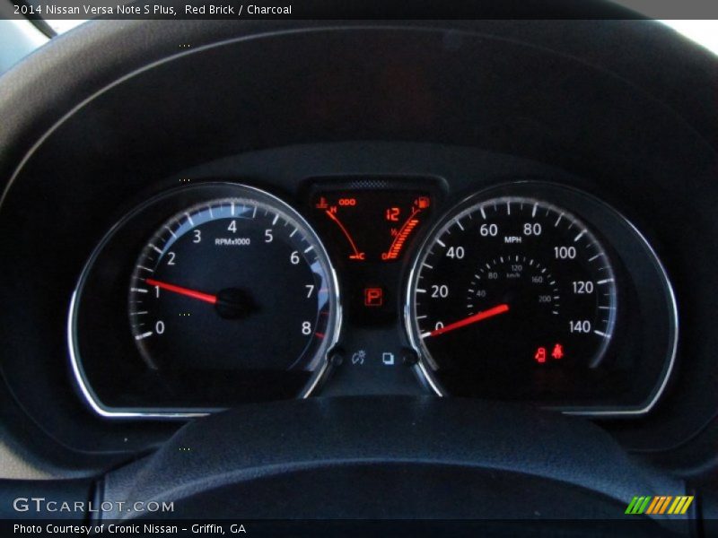 Red Brick / Charcoal 2014 Nissan Versa Note S Plus