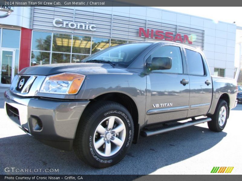 Gun Metallic / Charcoal 2014 Nissan Titan SV Crew Cab