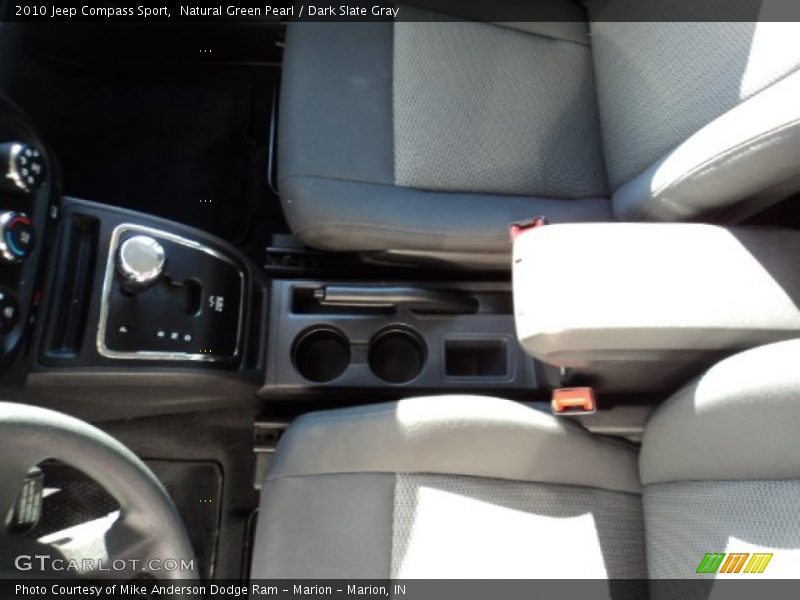 Natural Green Pearl / Dark Slate Gray 2010 Jeep Compass Sport